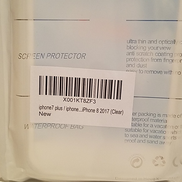 iPhone 7 Plus Clear Phone Case - Picture 2 of 4